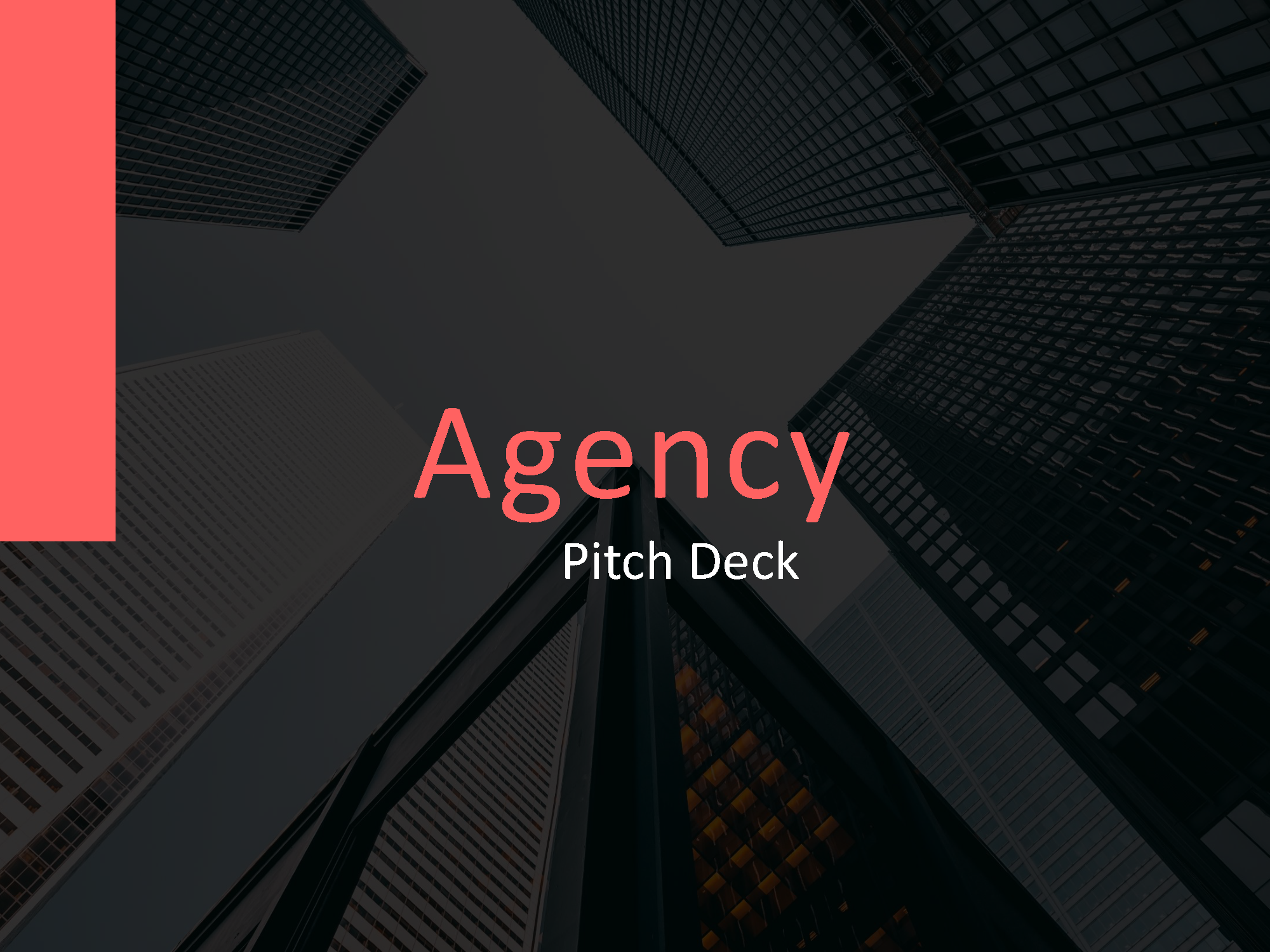 Agency Pitch Deck